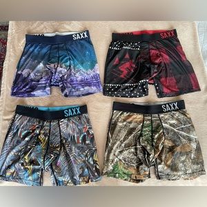 Saxx men’s boxer briefs (set of 4)